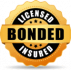 licensed bonded and insured icon